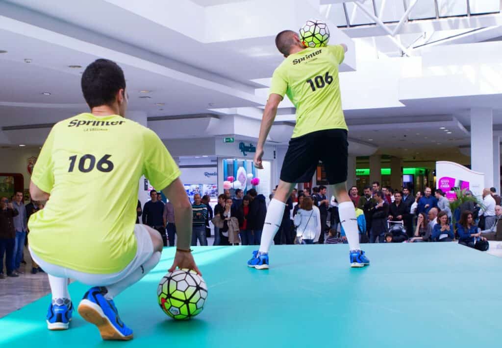 Freestyle Futbol para eventos en España.