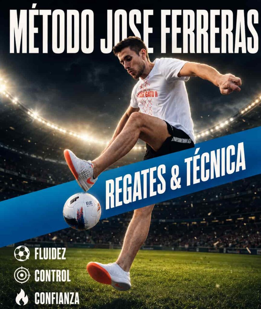 Método Jose Ferreras para regates y técnica con freestyle fútbol